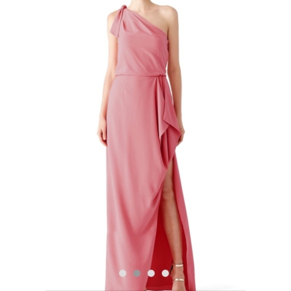 Halston Peony Bridesmaid Gown
